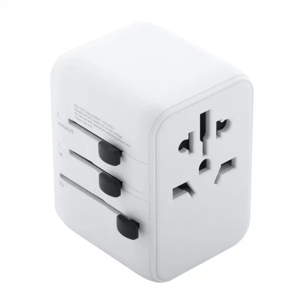 Jetsetter Plus brzi putni adapter Bijela