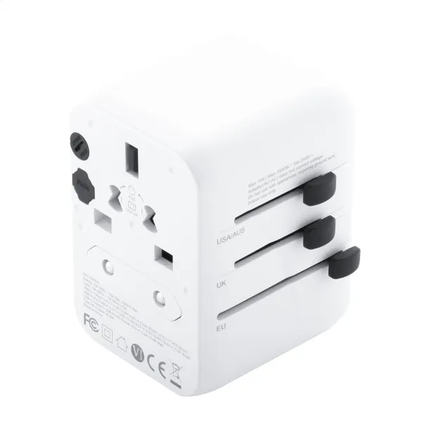 Jetsetter Plus brzi putni adapter Bijela