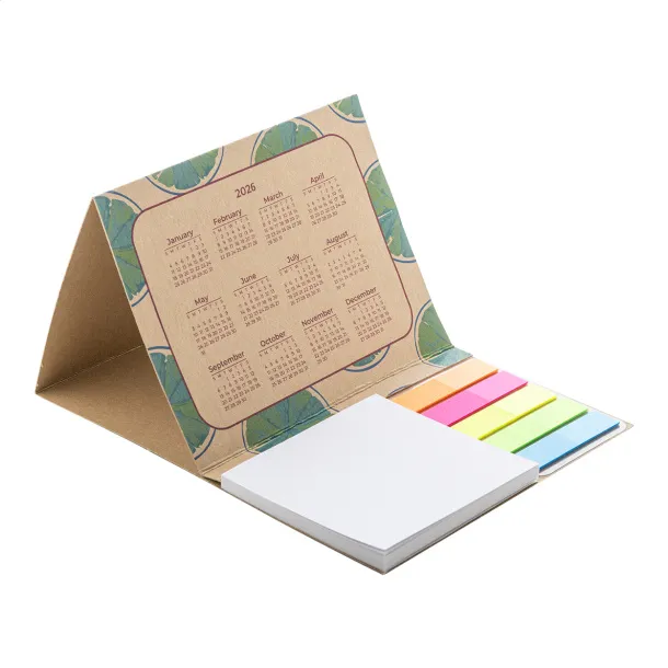 CreaStick Combo Date Eco personalizirani kalendar s ljeplivim bilješkama Prirodna