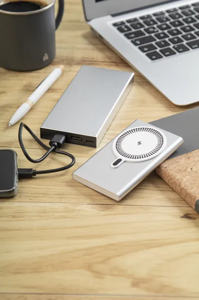 RaluTen prijenosna baterija, 10.000 mAh Srebrna