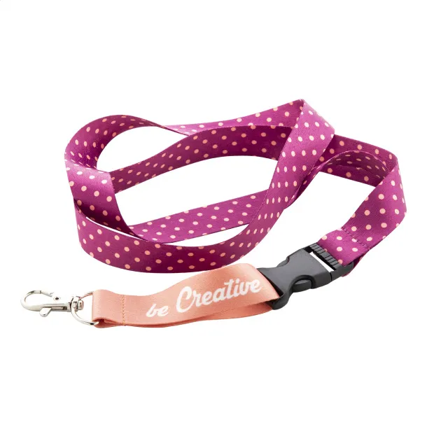 Subyard C RPET personalizirane vezice s kolor dotiskom (sublimacijska trakica) Bijela