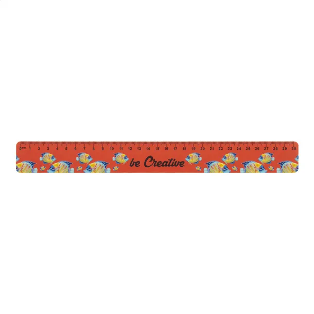 Drawy 30 personalizirano ravnalo, 30 cm Bijela