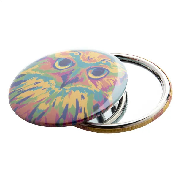 BeautyBadge bedž džepno ogledalo Srebrna