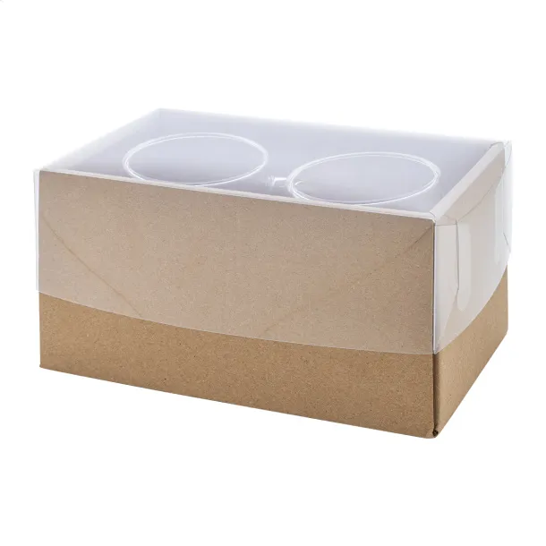 Mocaboo Set espresso šalica Prozirno Prirodna