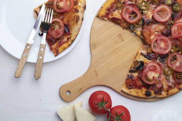 Naples pizza cutting board Natural