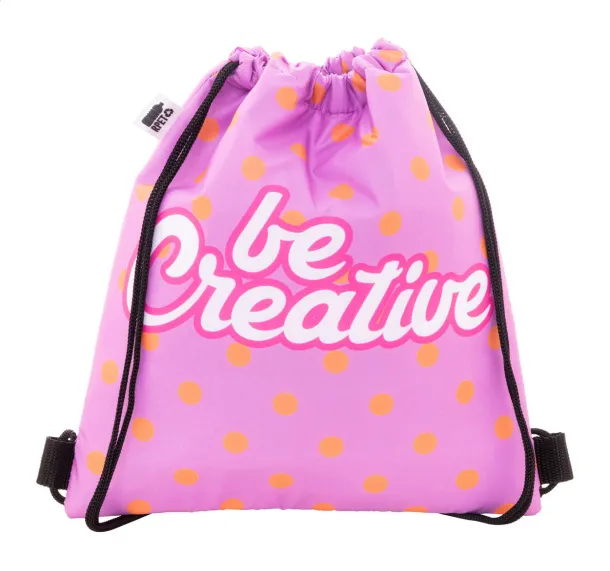 CreaCool Draw Kids custom cooler drawstring bag for kids Black White