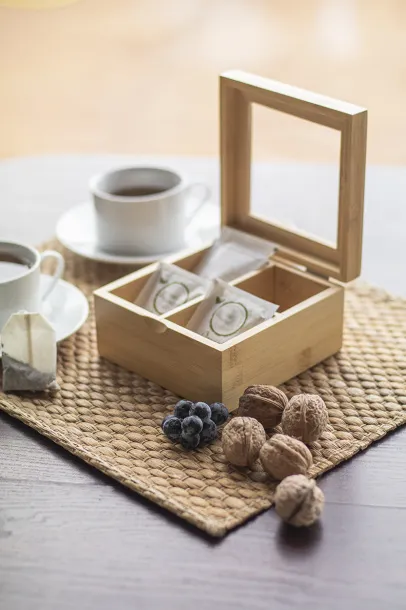 Bancha bamboo tea box Natural
