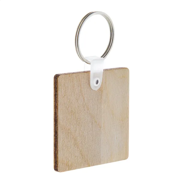 Woody C keyring Natural