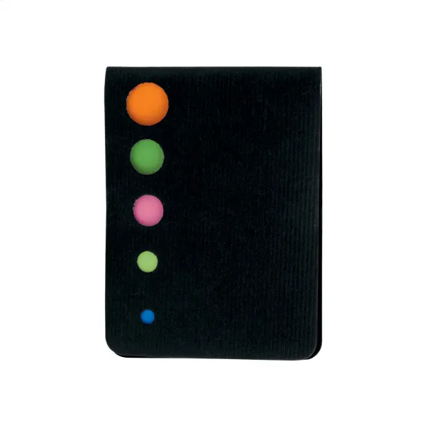 Minok adhesive notepad Black