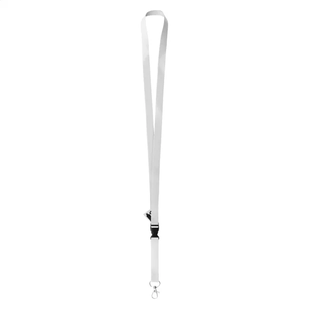 Subyard 15 C RPET custom sublimation lanyard White