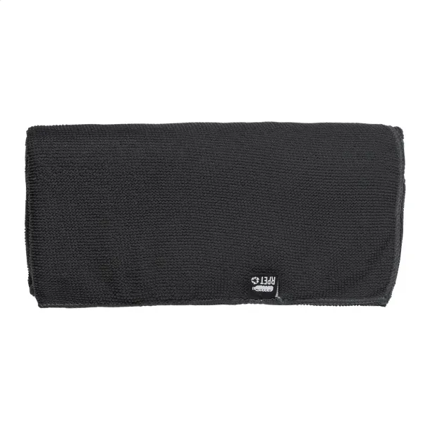 Primal RPET ručnik, 160 g/m². Crna