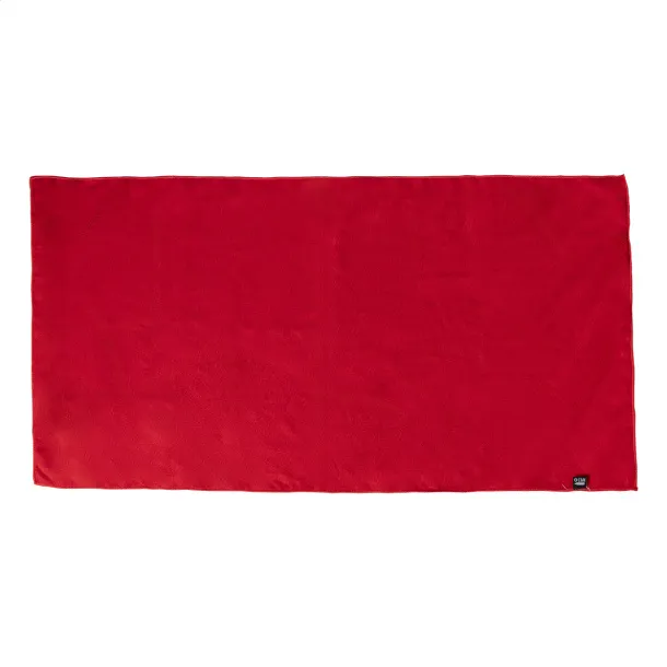 Primal RPET ručnik, 160 g/m². Crvena