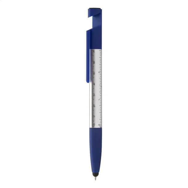Handy touch ballpoint pen Blue Silver