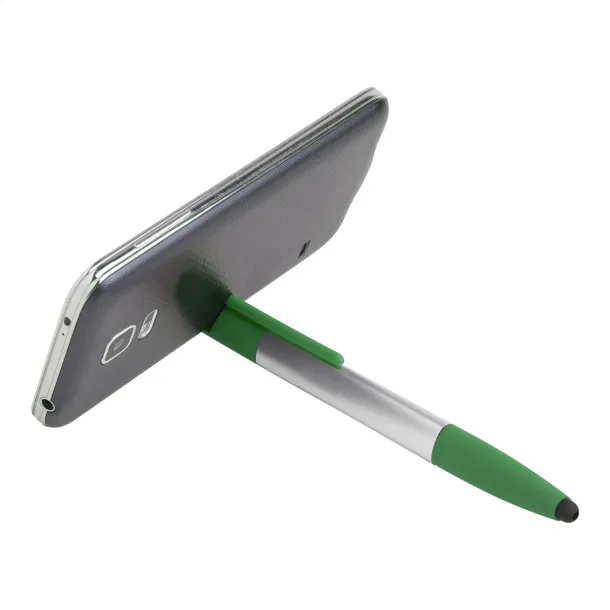 Handy kemijska olovka touch Zelena Srebrna