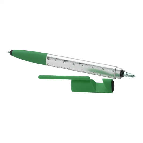Handy touch ballpoint pen Green Silver