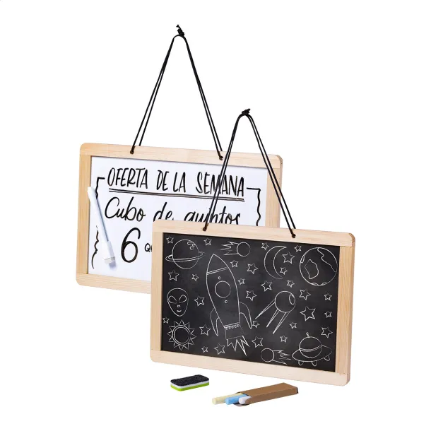 Grocery message board Black White