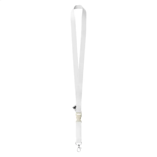Subyard C Eco custom sublimation lanyard White