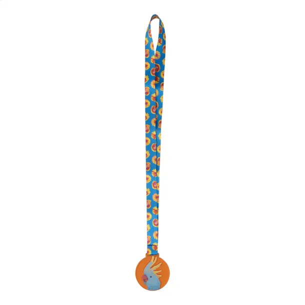 Subdal Colour custom medal transparent orange