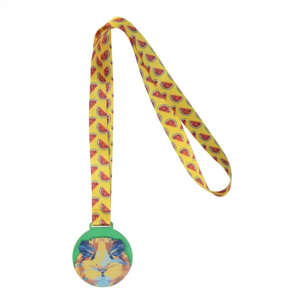 Subdal Colour custom medal transparent green