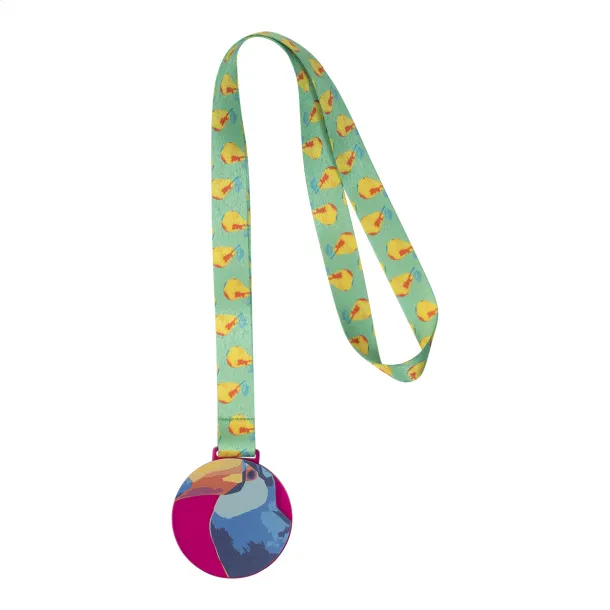 Subdal Colour custom medal transparent pink