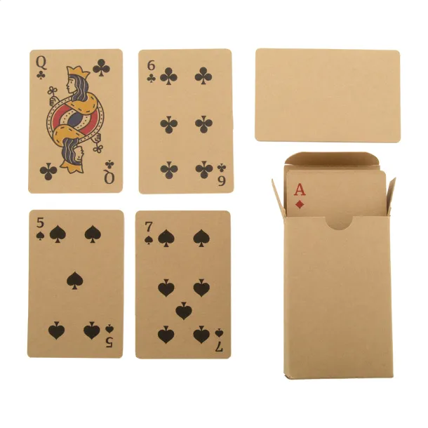 CreaCard Eco custom playing cards Natural