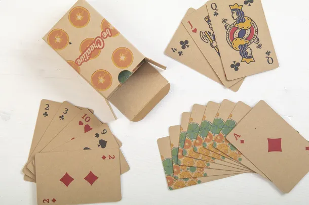 CreaCard Eco custom playing cards Natural