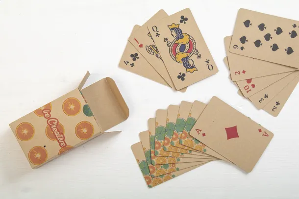 CreaCard Eco custom playing cards Natural