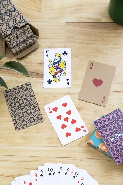 CreaCard Eco custom playing cards Natural