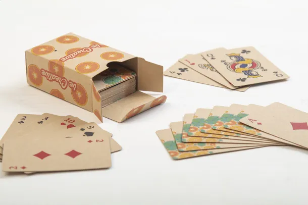 CreaCard Eco custom playing cards Natural