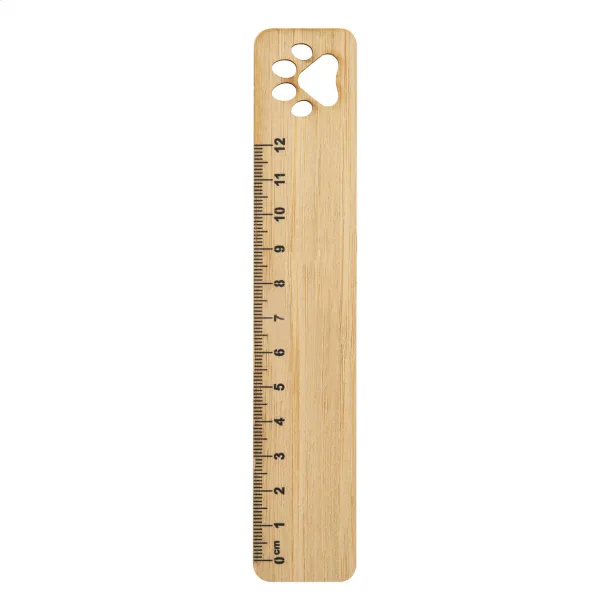 Rooler bamboo ruler, paw Natural