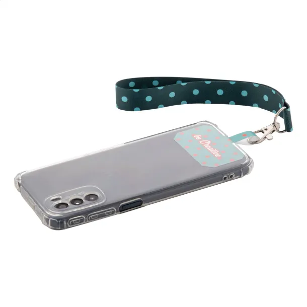 SuboFob Mobile RPET personalizirana RPET vezica za ručni zglob za za držač mobitela Bijela