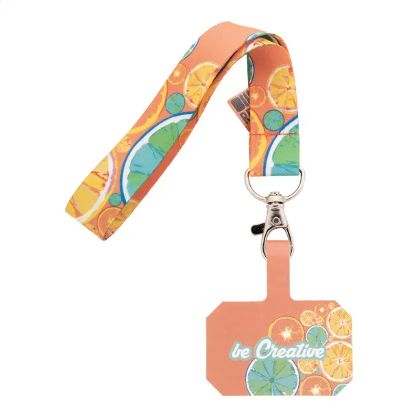 SuboFob Mobile RPET custom RPET mobile wrist strap White