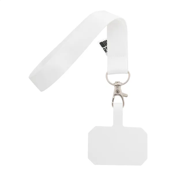 SuboFob Mobile RPET custom RPET mobile wrist strap White