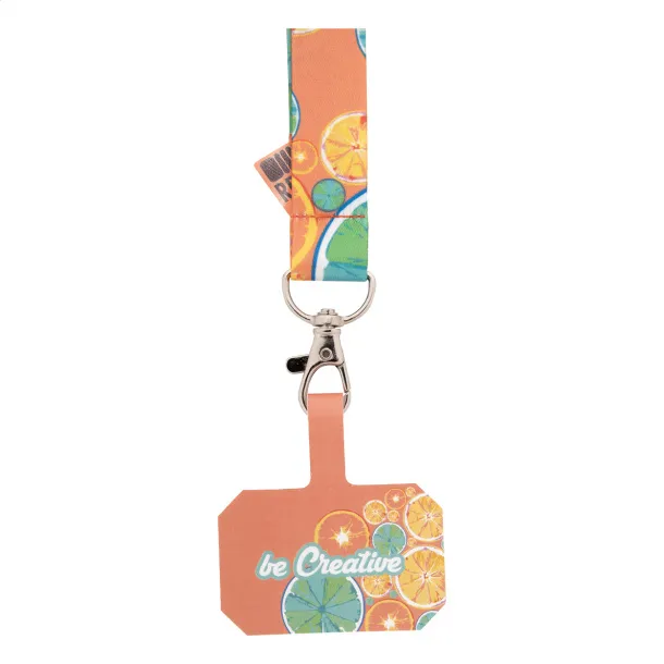 SuboFob Mobile RPET custom RPET mobile wrist strap White