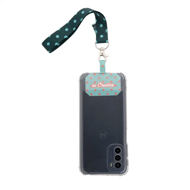 SuboFob Mobile RPET custom RPET mobile wrist strap White