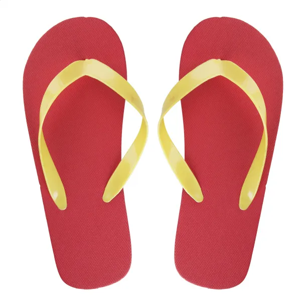 CreaPlaya customisable beach slippers Red