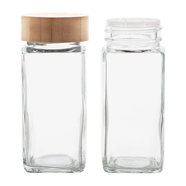 Kashmir spice holder set Transparent Natural