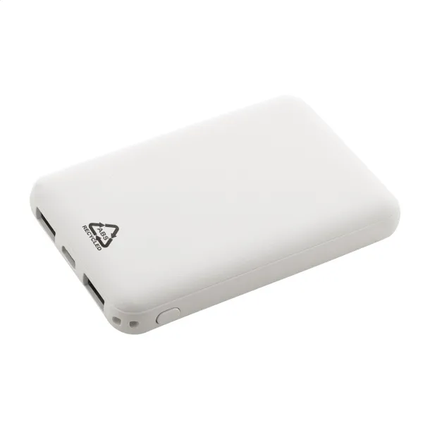Rabobank Slim rABS prijenosna baterija, 5 000 mAh Bijela