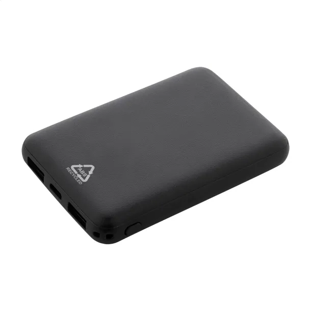 Rabobank Slim rABS prijenosna baterija, 5 000 mAh Crna