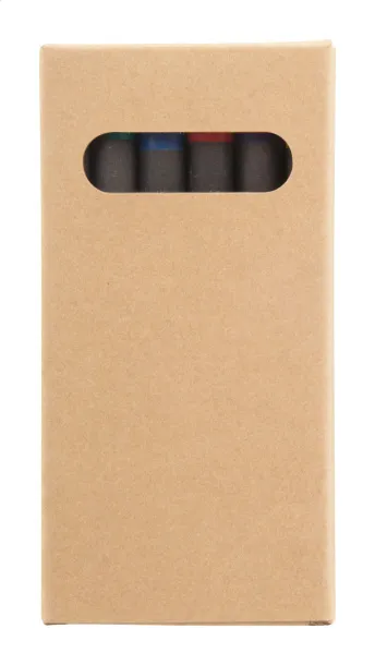 Craxon 6 Eco personalizirani set pastelnih bojica Prirodna