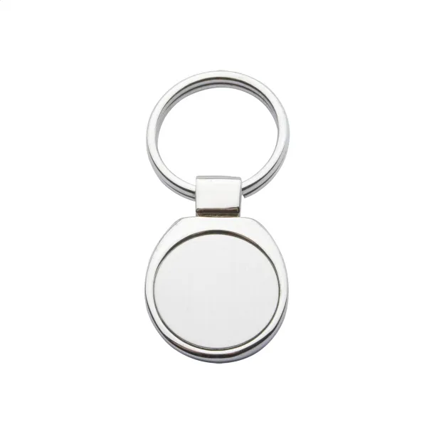Ball keyring Silver
