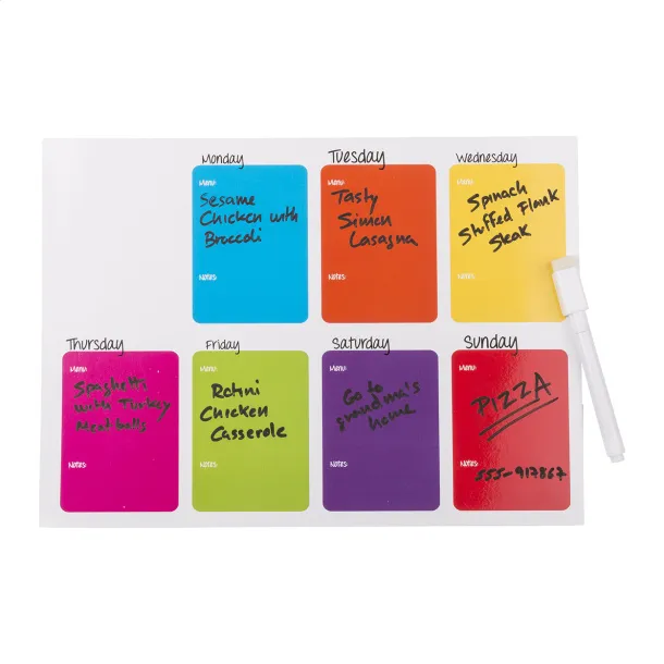Wefri magnetic noteboard Multicolour