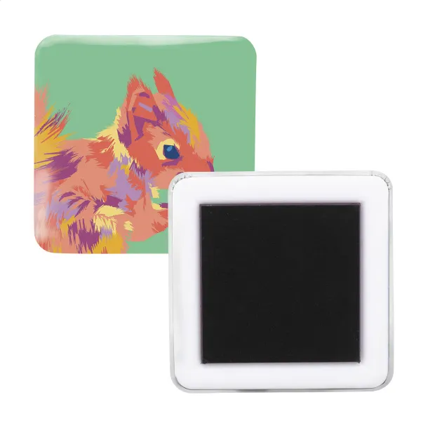 MagBadge Square Magnet za hladnjak Bijela