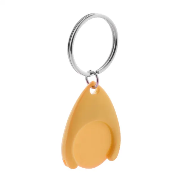 Nelly trolley coin keyring Orange