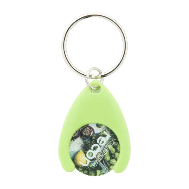 Nelly trolley coin keyring Green