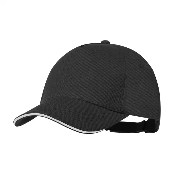 Aaron RPET baseball cap Black