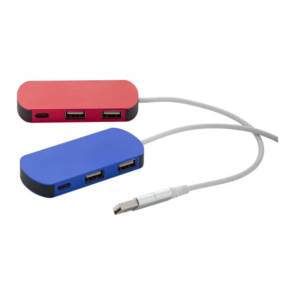 Raluhub USB hub Plava