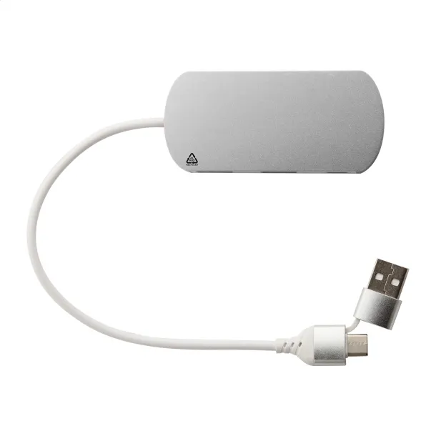 Raluhub USB hub Srebrna