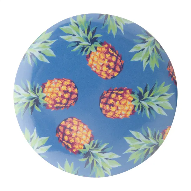 PinBadge Mini bedž Bijela Srebrna