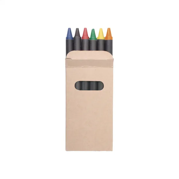 Liddy set of 6 crayons Black Beige